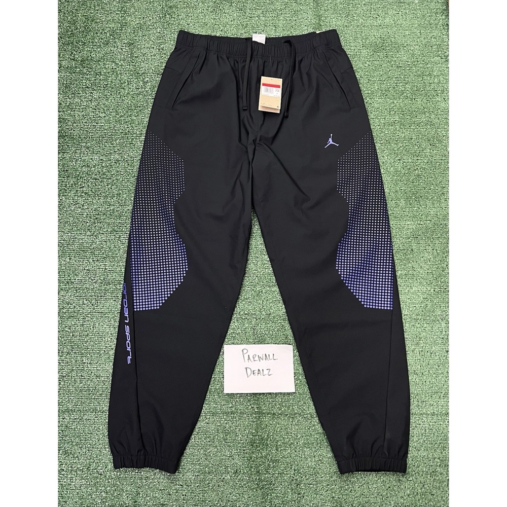 Nike Jordan Sport Jam Warm-Up Trouser Pants Black Purple Men's Large HF9890-013